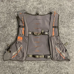 Paquete Chaleco Hidratación Correr Nathan VaporKrar Gris Naranja Reflectante Trail - Imagen 1 de 11
