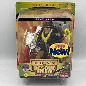 Fisher Price Rescue Heroes SPECIAL FDNY EDITION Matt Medic Action Figure 2002 - Picture 1 of 5