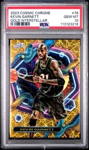 Kevin Garnett 2023-24 Topps Cromo Cósmico #76 Dorado Interestelar/50 PSA 10 - Imagen 1 de 2