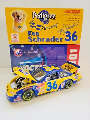 Ken Shrader #36 NASCAR 2001 1:24 Diecast M & M's Pedigree Pontiac Grand Prix Ltd Foto 1 de 4