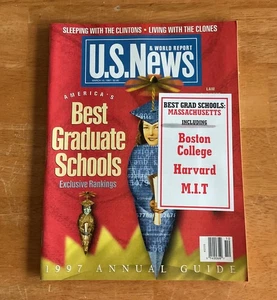 U.S. News & World Report Magazine 1997 Best Graduate Schools No Label Newsstand - Foto 1 di 2