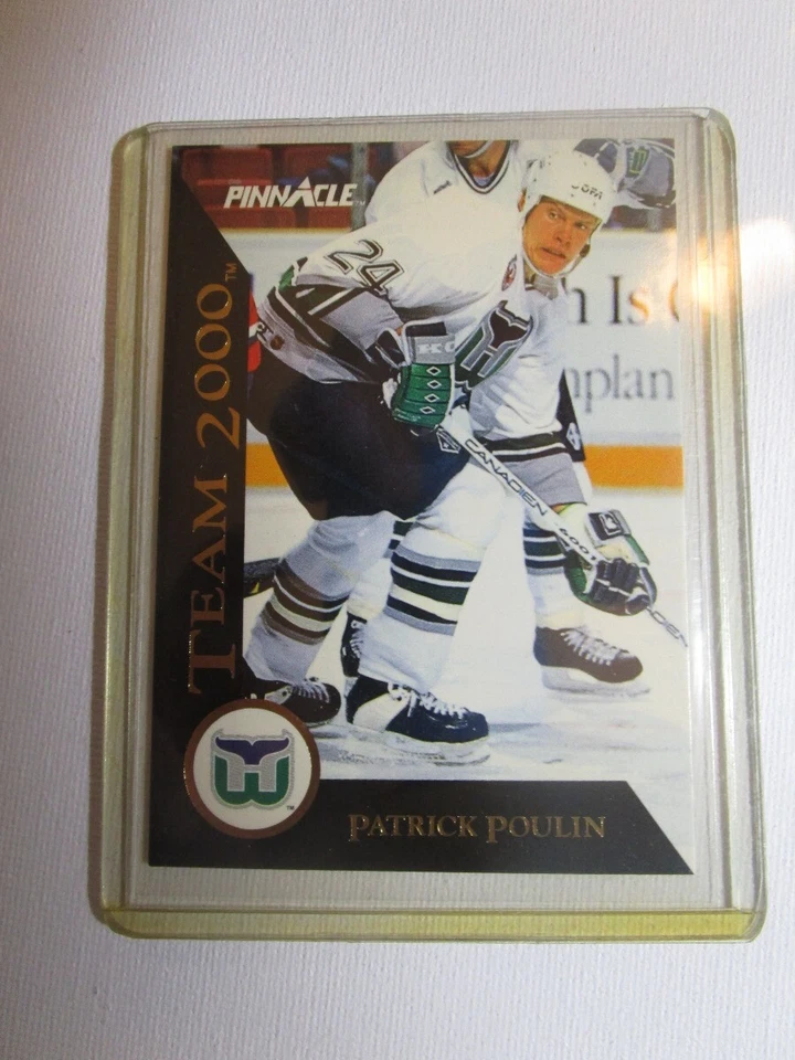 1992-93 Pinnacle Team 2000 Patrick Poulin Hockey Card - Image 1 of 1