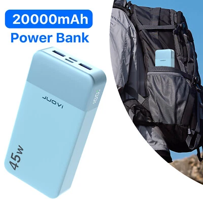 Portable Power Bank Pack 20000mah 45W External Battery Charger UAB-C For Phone - Image 1 of 4