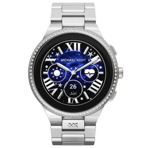 New Michael Kors Gen 6 Camille Smartwatch Stainless Steel MKT5143 - Afbeelding 1 van 5