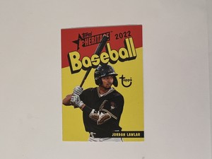 2022 Topps Heritage Minor League #73PC-2 Jordan Lawlar 1973 Topps Pack Cover