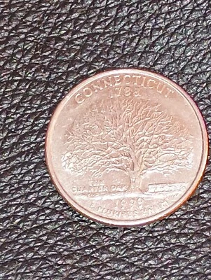 RARE 1788-1999 P Connecticut Quarter  - Image 1 of 4