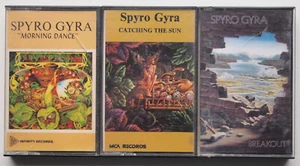 3x SPYRO GYRA CASSETTE TAPES JOB LOT BUNDLE JAZZ ROCK FUSION MORNING DANCE ETC - Picture 1 of 3