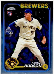 2024 Topps Chrome Update Baseball Bryan Hudson No. USC169 Milwaukee Brewers - Bild 1 von 2