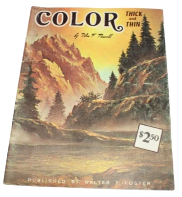Color Thick and Thin by Wm F Powell, Walter Foster Art Book #182  Manual - Image 1 of 4