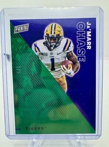 Ja'Marr Chase Green /5  2023 Panini Father's Day Cincinnati Bengals LSU eBay 1/1 - Picture 1 of 2