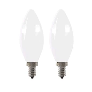 40-Watt Equivalent B10 E12 Candelabra Dimmable Filament CEC Frosted Glass LED - Picture 1 of 8