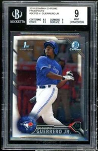 Vladimir Guerrero Jr. Rookie Card 2016 Bowman Chrome Prospects #BCP55 BGS 9 - Picture 1 of 2