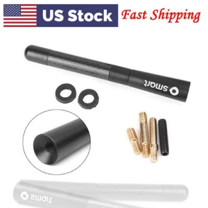 For Benz Smart Fortwo 4.7 "Car Short Radio Aerial Antenna Carbon Fiber Black US - Picture 1 of 10