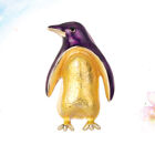  Crystal Penguin Brooch Girl Kid Sweater Lapel Pin Women Child Cartoon