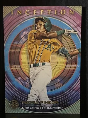 2022 Bowman Inception Baseball Base #30 PEDRO PINEDA - OAKLAND ATHLETICS - Image 1 of 2