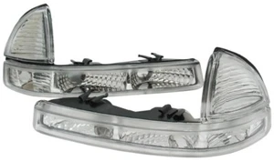 fit 97-04 Dodge Dakota Durango Clear Corner Park Bumper Signal Lights Pair DEPO - Picture 1 of 1