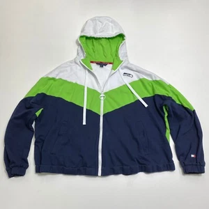 Chaqueta Seattle Seahawks Tommy Hilfiger GIII para mujer XL azul verde cremallera completa - Imagen 1 de 19