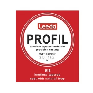 Leeda 9ft Profil Knotless Tapered Cast Singles or pack of 3.