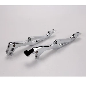 Chrome Fire Brake Clutch Levers For Honde  Shadow 600 750 1100 Magna750 VTX1300 - Picture 1 of 6