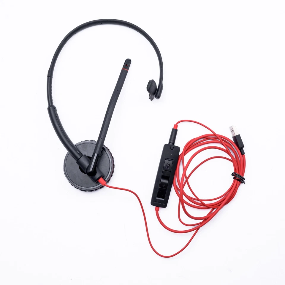 Plantronics Blackwire C3200 Sopra Il Testa Mono-Auricolare Mono Cuffie USB 3.5mm - Immagine 1 di 1