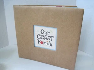 Hallmark Instant Scrapbook OUR GREAT FAMILY Just Add Photos Keepsake Album New - Picture 1 of 12