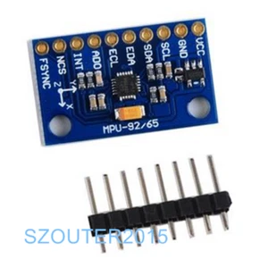 9D0F MPU 9250 SPI/IIC 9 ejes actitud + giroscopio + acelerador + módulo magnetómetro - Imagen 1 de 1