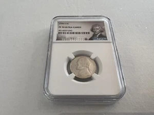 1996-S JEFFERSON NICKELS NGC PF70 ULTRA CAMEO "TOP POP" - Picture 1 of 4