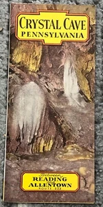 Vintage Souvenir Program 1960's Crystal Cave Allentown Reading Original Old - Picture 1 of 8