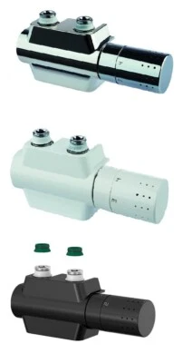 Simplex Multiblock Variodesign Thermostat Eck-/Durchgangsform weiß chrom - Bild 1 von 4