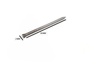 Panel pins tack nail 30 mm ZP steel pack size 1200 - Picture 1 of 1