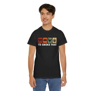 Bequemes & entspanntes Smoker T-Shirt | Chill & Stylischer Look | I'D Smoke that Shirt - Bild 1 von 13