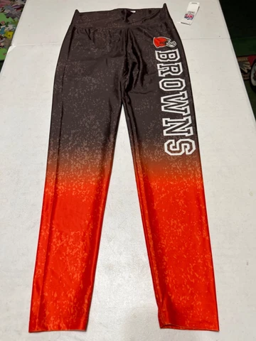 Cleveland Browns Zubaz Pants Women's Leggings Tights XLarge New Cover