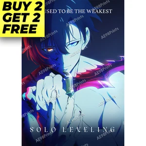 Solo Leveling V3 Webtoon Manga Anime Poster A4 A3 A2 A1 Print Room Wall Art Deco - Picture 1 of 9