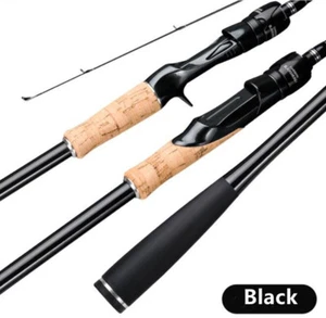 1.8M Lure Fishing Rods Spinning Casting Rods Carbon Fiber Trout Fast Action Pole - Picture 1 of 45