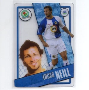 LUCAS NEILL 2006-07 Topps I-Card Soccer Acetate Card BLACKBURN #11 PSA - Bild 1 von 2