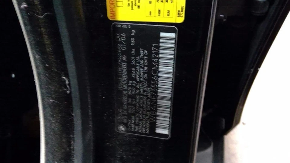 Engine 3.0L I RWD Fits 06-07 BMW 530i 4421901 - Image 1 of 4