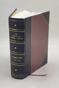 The count of Monte-Cristo Volume 1 1916 by Alexandre Dumas [Leather Crafted] - Imagen 1 de 9