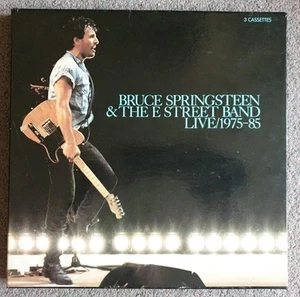 Bruce Springsteen & The E-Street Band Live/1975-85 Booklet & Cassette Tapes Set - Picture 1 of 4