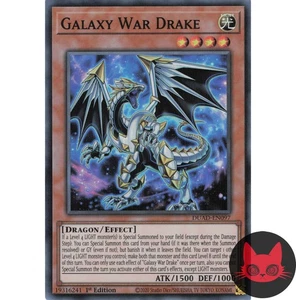 Yugioh Galaxienkriegsdrache DUAD-DE097 Super Rare 1. Auflage NM - Bild 1 von 2