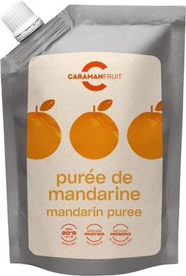 Caramanfruit Tangerine Fruit Puree 1kg Tangerine Puree Spanish Citrus Fruit - Image 1 of 4