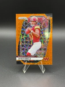 💥Jayden Daniels 2024 Panini Prizm Orange Lazer Prizm #347 Rookie RC RARE💥 - Bild 1 von 2