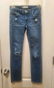 Levi's 711 Skinny Denim Jeans Medium Wash Girls Size 10 R - Picture 1 of 8