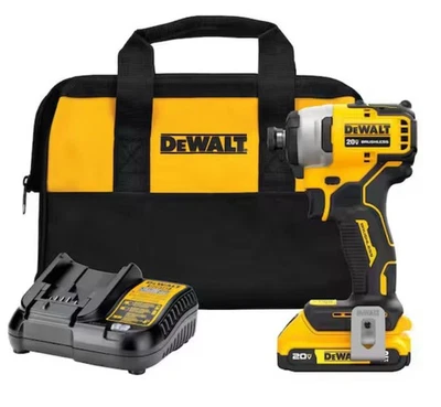Dewalt ATOMIC Impact Driver Kit 20V MAX Brushless Lithium-Ion Compact 1/4" - Image 1 of 4