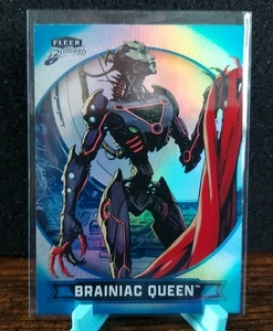 2025 UD Fleer Brilliants Superman Blue #60 Brainiac Queen - Picture 1 of 2