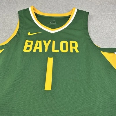 Baylor University Jersey Mens Medium Nike Dri-Fit Team Engineered Bears #1 - Image 1 of 4