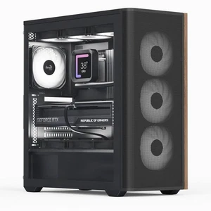 Aerocool D501A Midi Tower Nero - Picture 1 of 5
