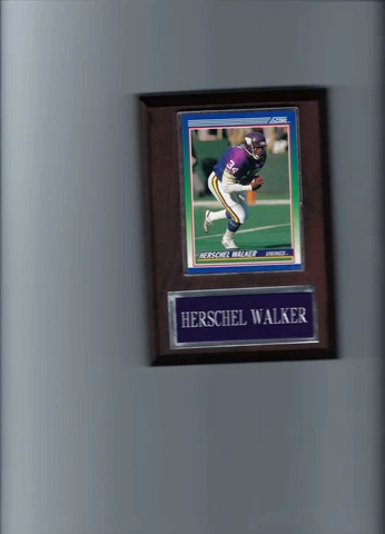 HERSCHEL WALKER PLAQUE MINNESOTA VIKINGS FOOTBALL NFL   C6 Cover