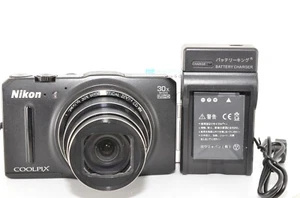 Nikon Coolpix COOLPIX S9700 digital camera Black set 4.5-99mm F3.4-6.3 #2719 - Picture 1 of 14