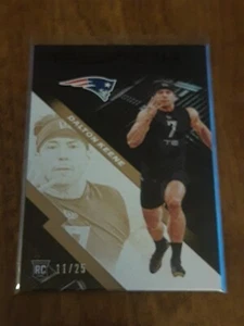 2020 Panini Black Dalton Keene Rookie #d 11/25 Patriots - Picture 1 of 2