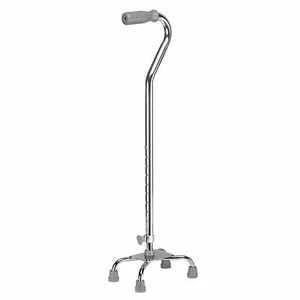 Quad Cane with Small Base #10301-4 ''Chrome, 30 - 39 Inch'' - Picture 1 of 1